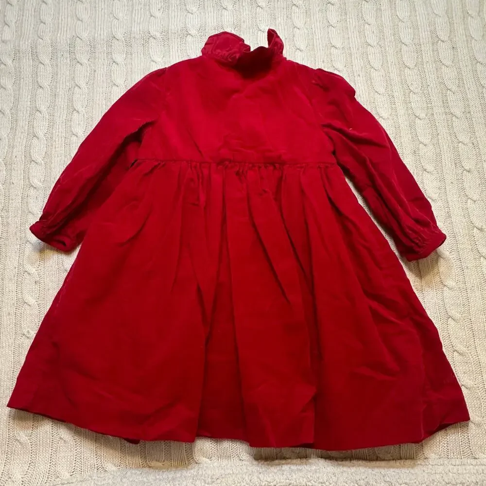 Red Corduroy Ralph Lauren Dress sz 24M